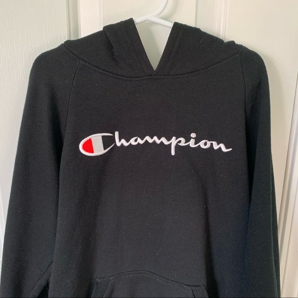 Champion Big Kids French Terry Hoodies, Classic Script - Picture 2 of 5